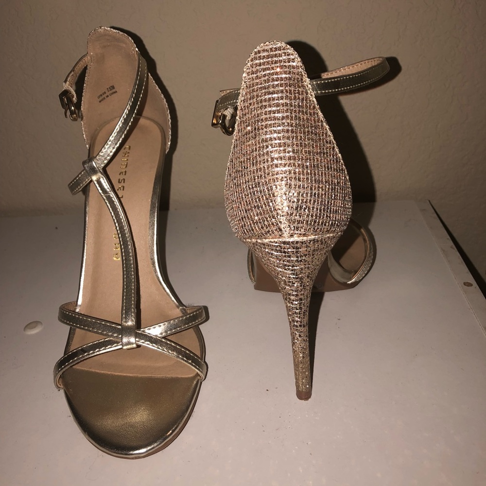 Gold Chinese Laundry Heels
